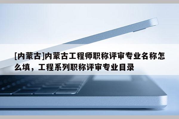 [内蒙古]内蒙古工程师职称评审专业名称怎么填，工程系列职称评审专业目录